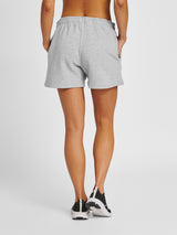 hummel Women's Red Basic Sweat Shorts-6