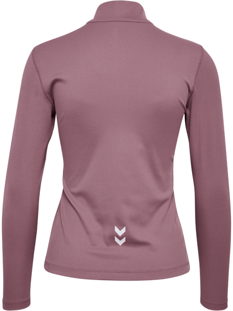 hummel Women's Pulse Zip Shirt Long Sleeve-2