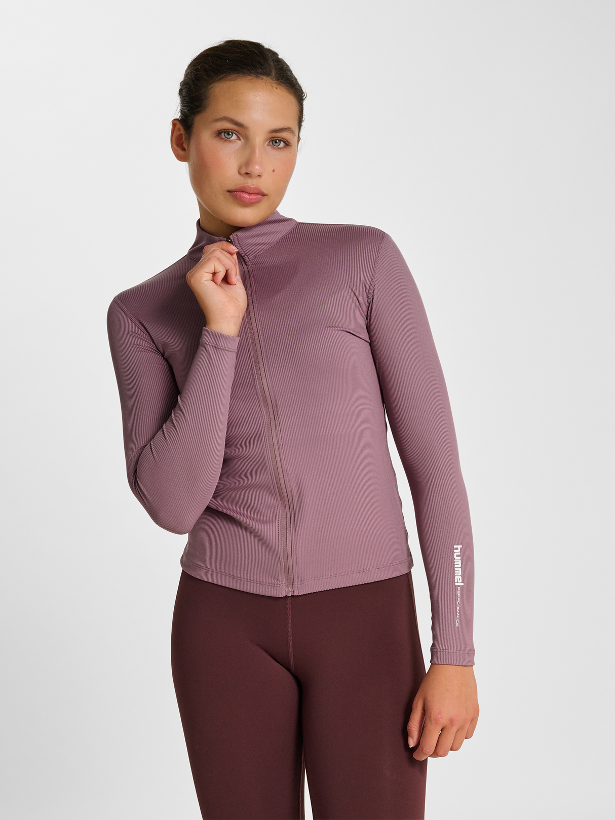 hummel Women's Pulse Zip Shirt Long Sleeve-5