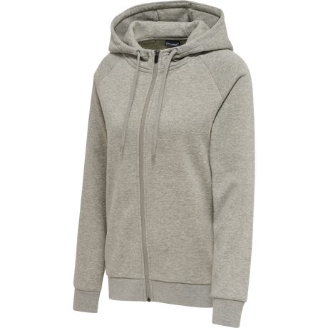 hummel Women's Red Classic Zip Hoodie-1