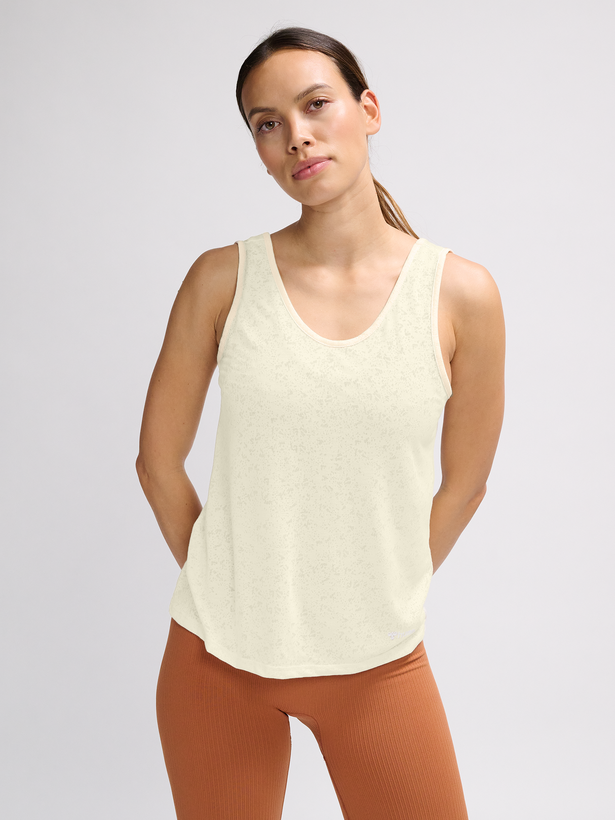 hummel Women's Mindful Training Light Burnout Tank Top-5