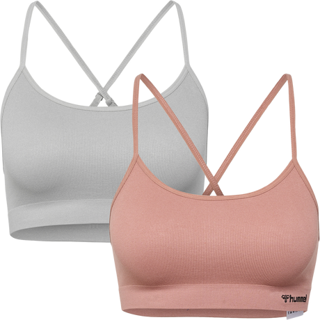 hummel Women's Juno 2 Pack Seamless Bra-1