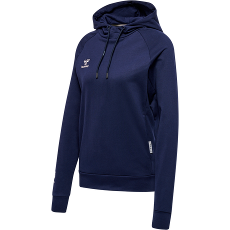 hummel Women's Move Grid Cotton Hoodie-1