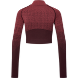 hummel Women's Mindful Training Fade Seamless Half Zip-2