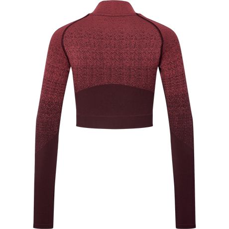 hummel Women's Mindful Training Fade Seamless Half Zip-2