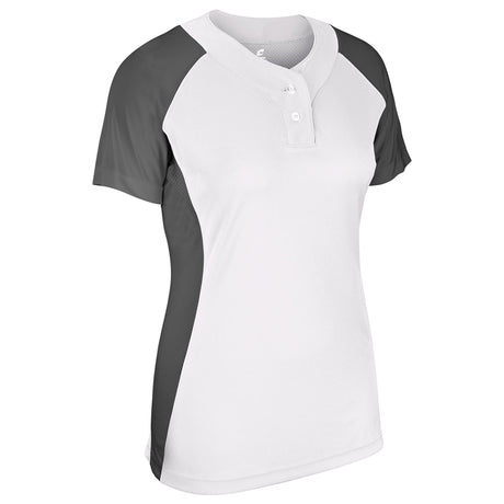 Champro Girl's Infinite 2-Button Softball Jersey