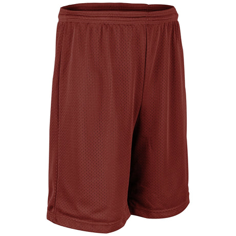 Champro Men's Polyester 9" Inseam Tricot Basketball Shorts with Liner -1