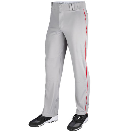Champro Men's Triple Crown Open Bottom Pant with Piping-1