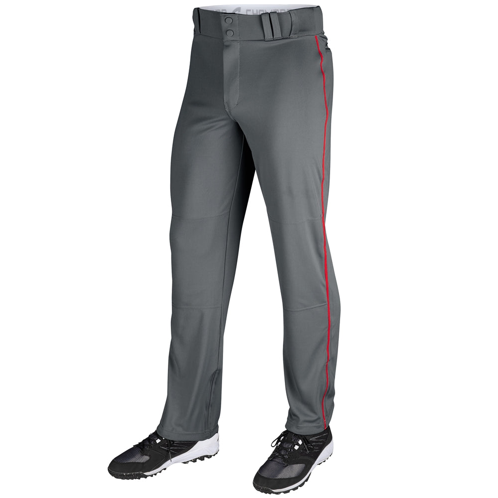 Champro Men's Triple Crown Open Bottom Pant with Piping-1