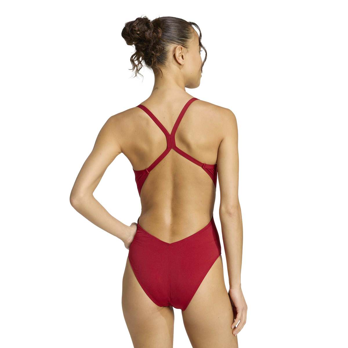 adidas Women's Ripstream Team Thin Straps C-Back Swimsuit-5