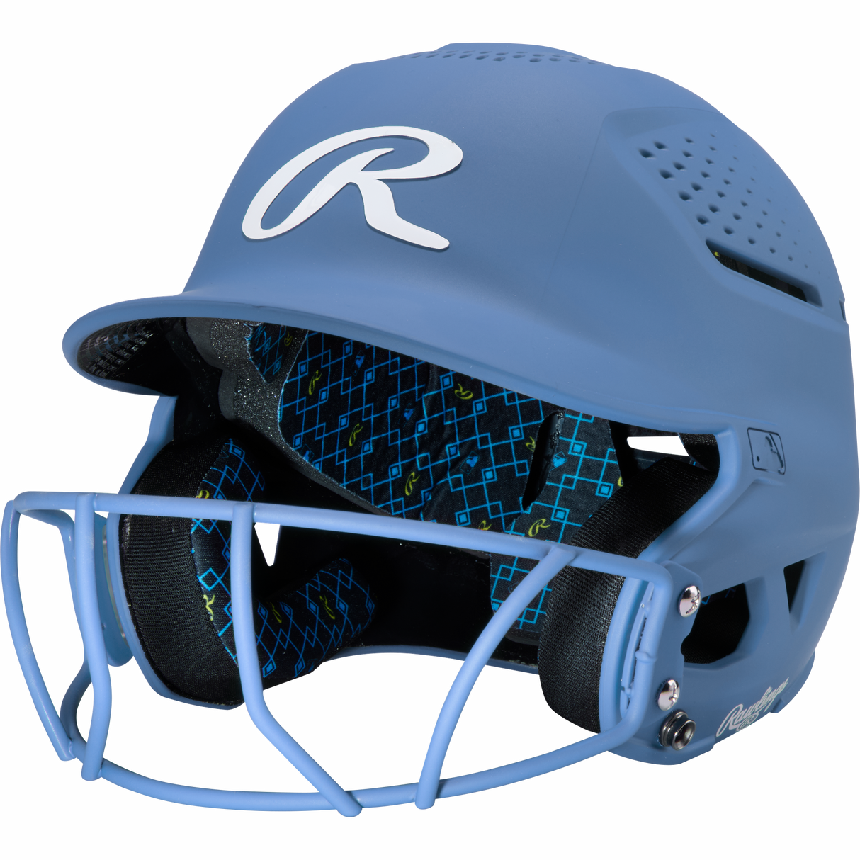 Rawlings Rx2 Softball Batting Helmet with Face Mask-1