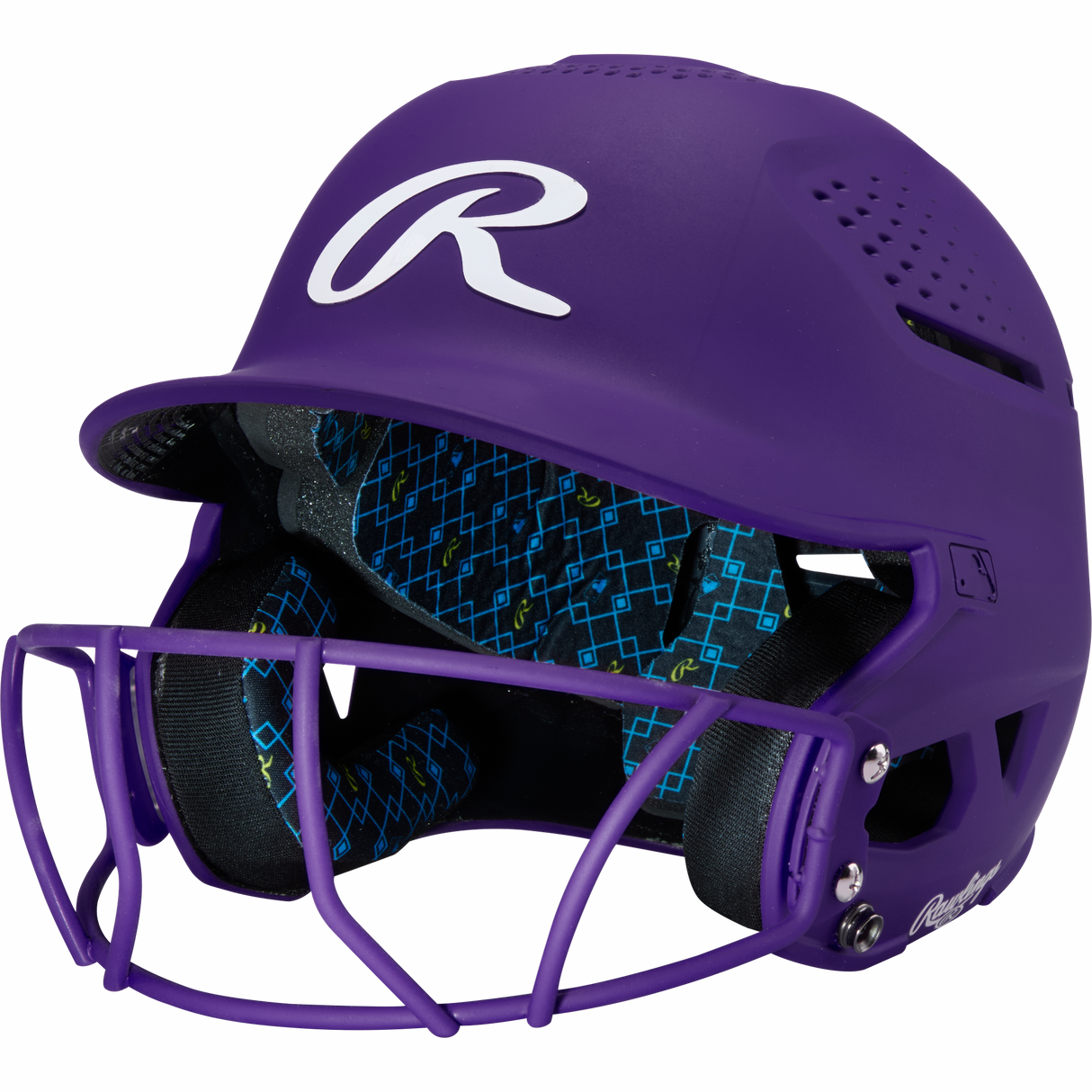 Rawlings Rx2 Softball Batting Helmet with Face Mask-1