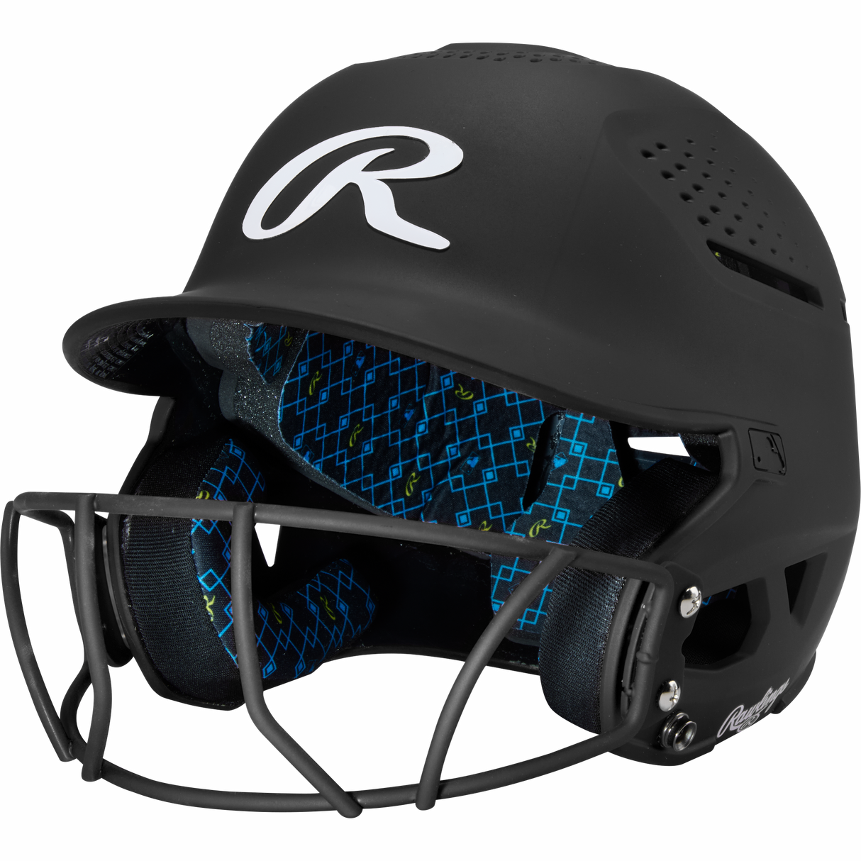 Rawlings Rx2 Softball Batting Helmet with Face Mask-1