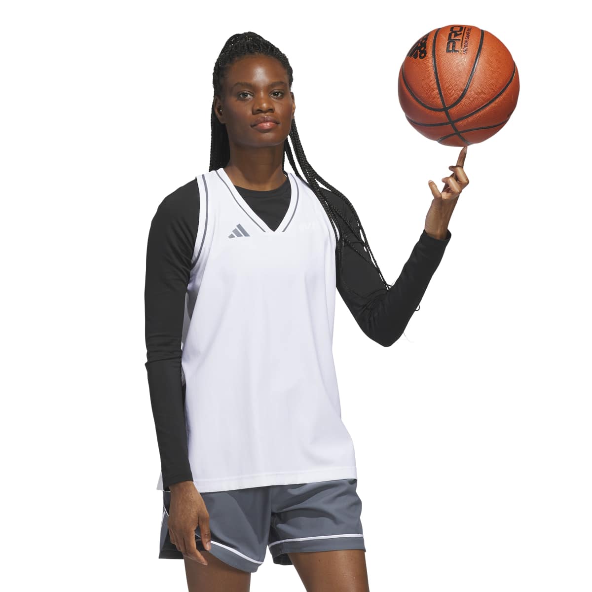adidas Women's Game Elite Basketball Jersey-6
