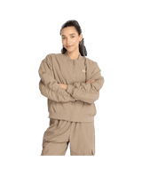 New Balance Women's Linear Heritage Woven Bomber Jacket-1