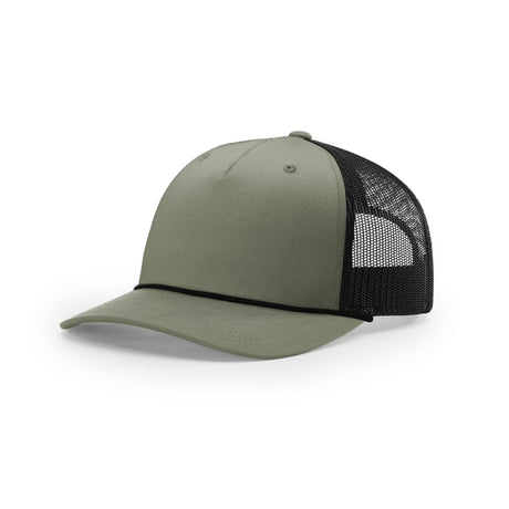 Richardson 112FPR Five Panel Trucker with Rope Hat