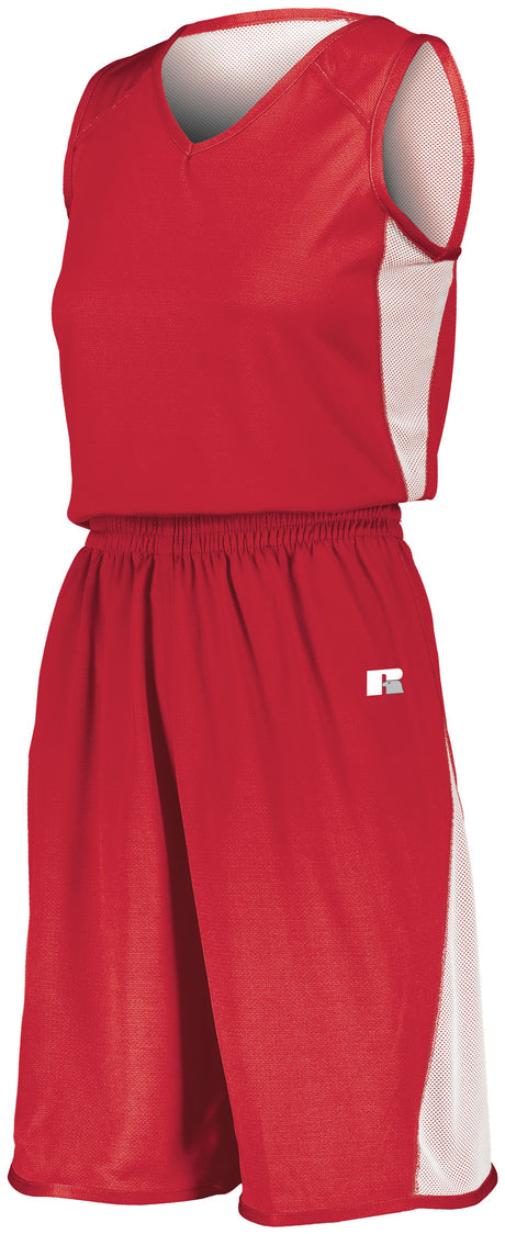 Russell  Women's  Undivided Single Ply Reversible Shorts