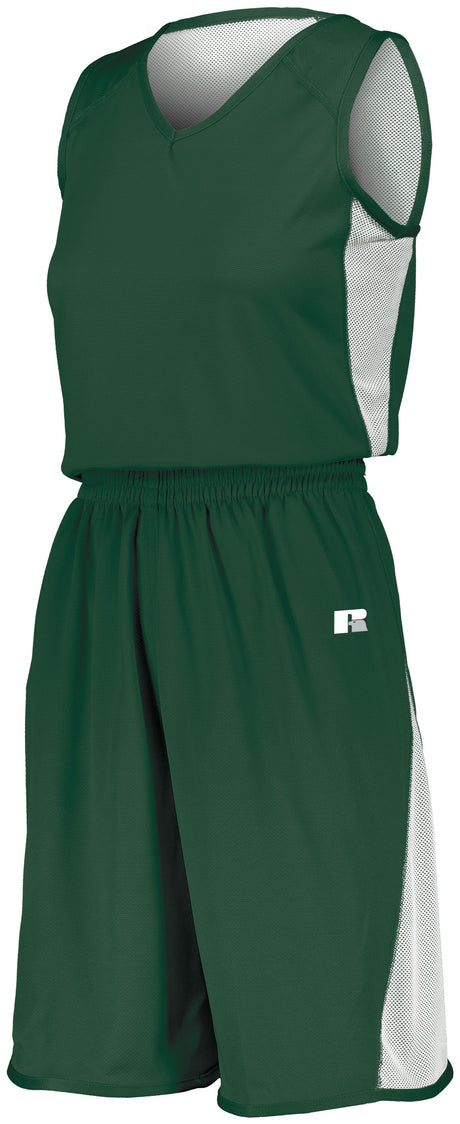Russell  Women's  Undivided Single Ply Reversible Shorts