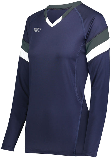High Five  Women's  Truhit Tri-color Long Sleeve Jersey