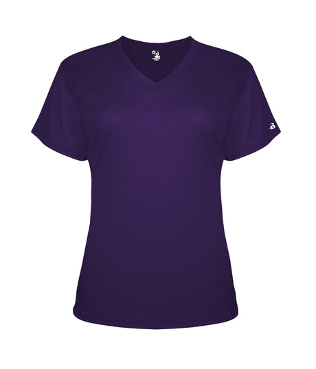 Badger Sport  Women's  Tri-blend V-neck Tee