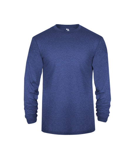 Badger Sport Tri-blend L/s Youth Tee