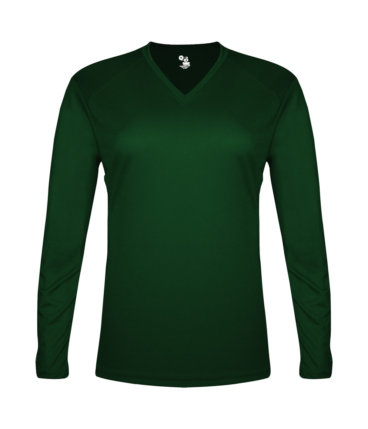 Badger Sport  Women's Tri-blend ' V-neck L/s T