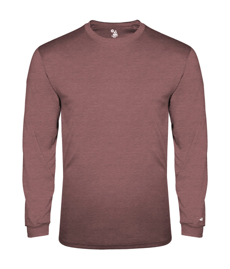Badger Sport Tri-blend L/s Youth Tee