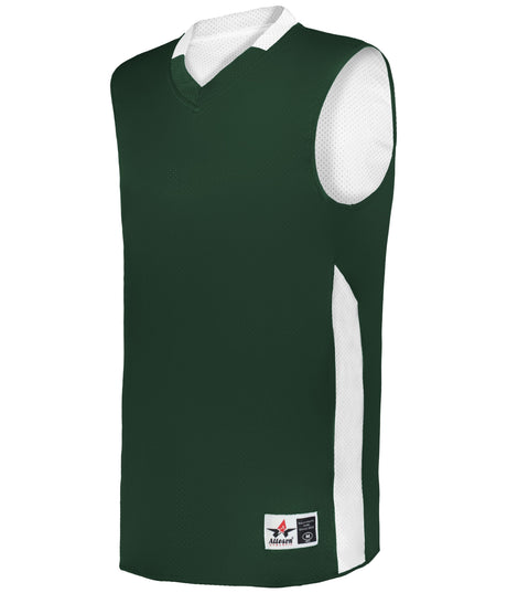 Alleson Athletic  Men's Single-ply Reversbile Basketball Jersey