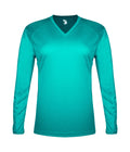 Badger Sport  Women's Tri-blend ' V-neck L/s T