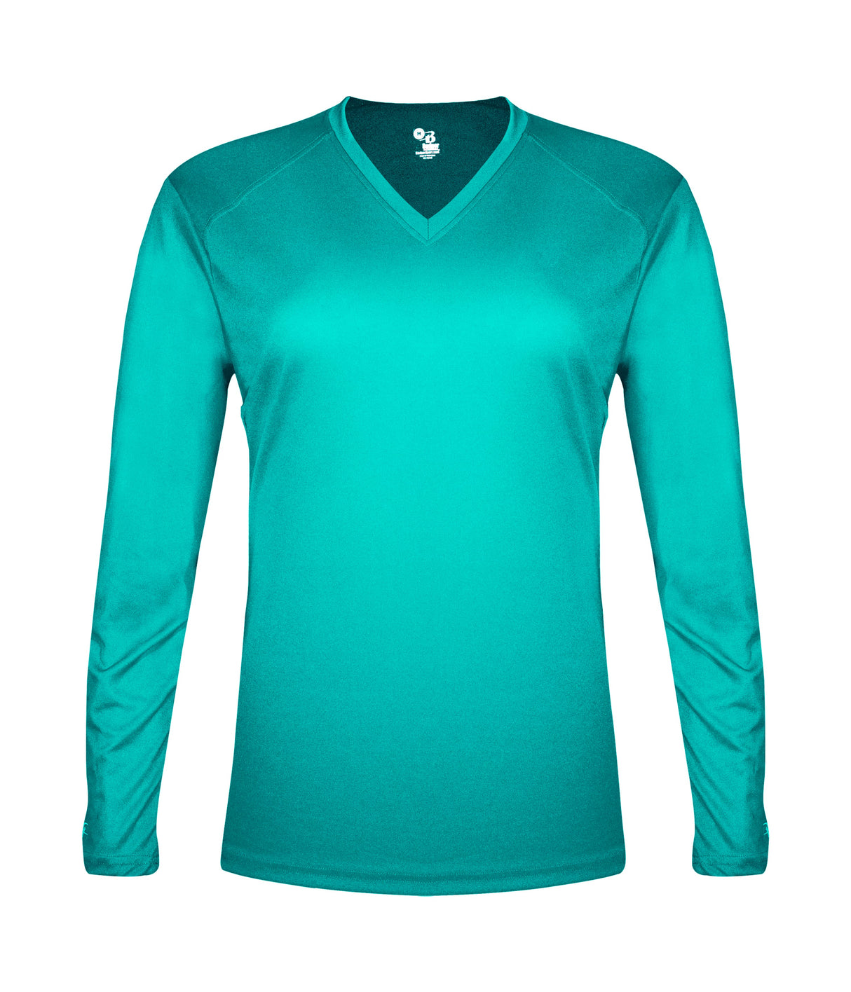 Badger Sport  Women's Tri-blend ' V-neck L/s T