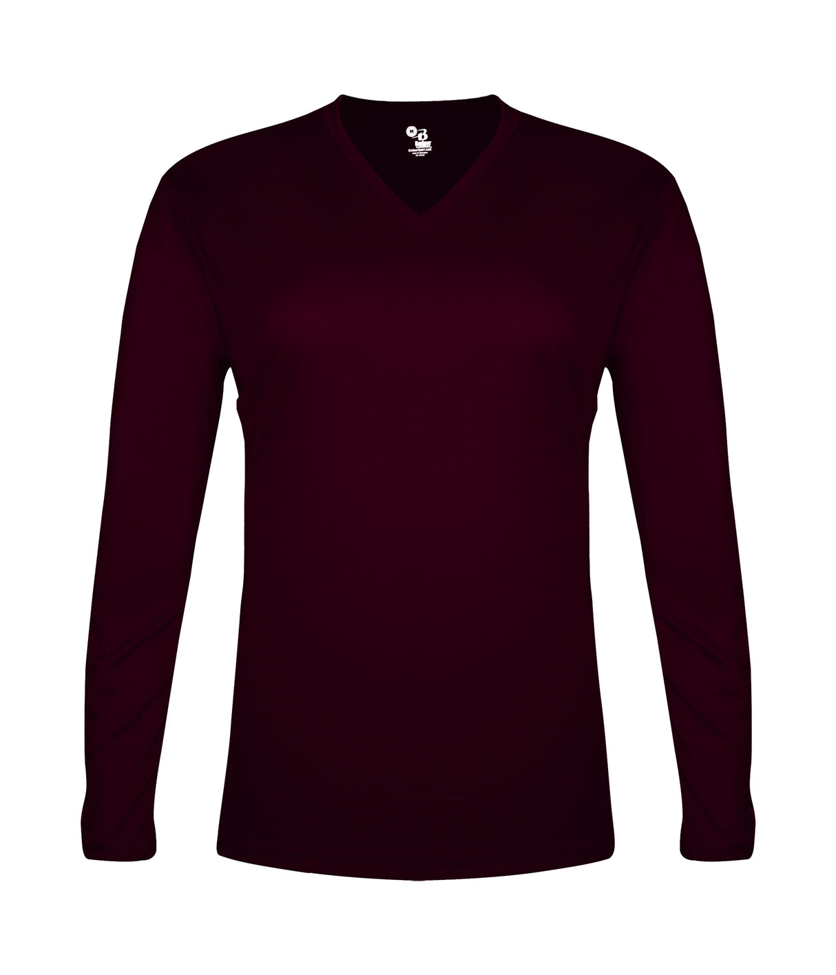 Badger Sport  Women's Tri-blend ' V-neck L/s T