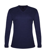 Badger Sport  Women's Tri-blend ' V-neck L/s T