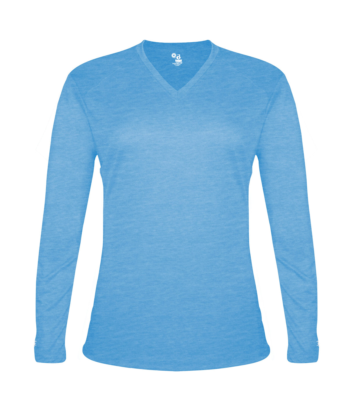 Badger Sport  Women's Tri-blend ' V-neck L/s T