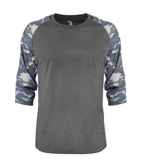 Badger Sport  Men's Vintage Camo Tri-blend Basebal