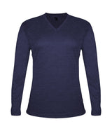 Badger Sport  Women's Tri-blend ' V-neck L/s T