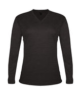 Badger Sport  Women's Tri-blend ' V-neck L/s T