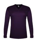 Badger Sport  Women's Tri-blend ' V-neck L/s T