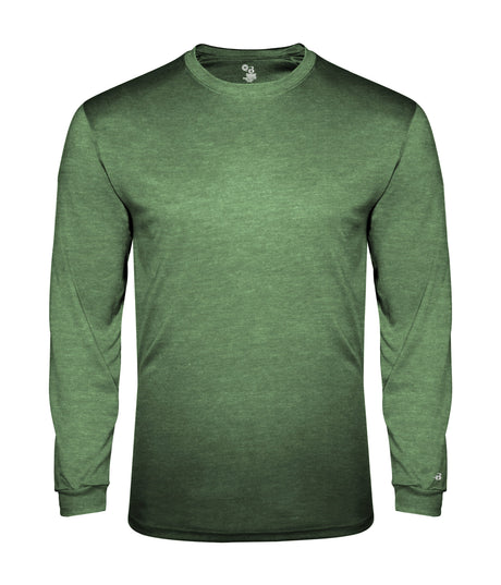 Badger Sport  Men's Tri-blend Long Sleeve Tee