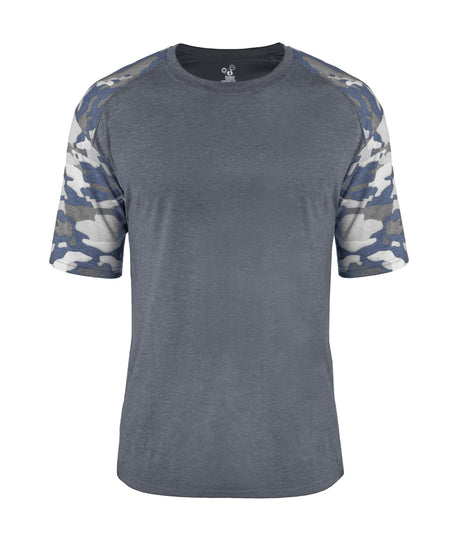 Badger Sport  Men's Vintage Camo Sport Tri-blend T