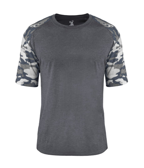 Badger Sport  Men's Vintage Camo Sport Tri-blend T