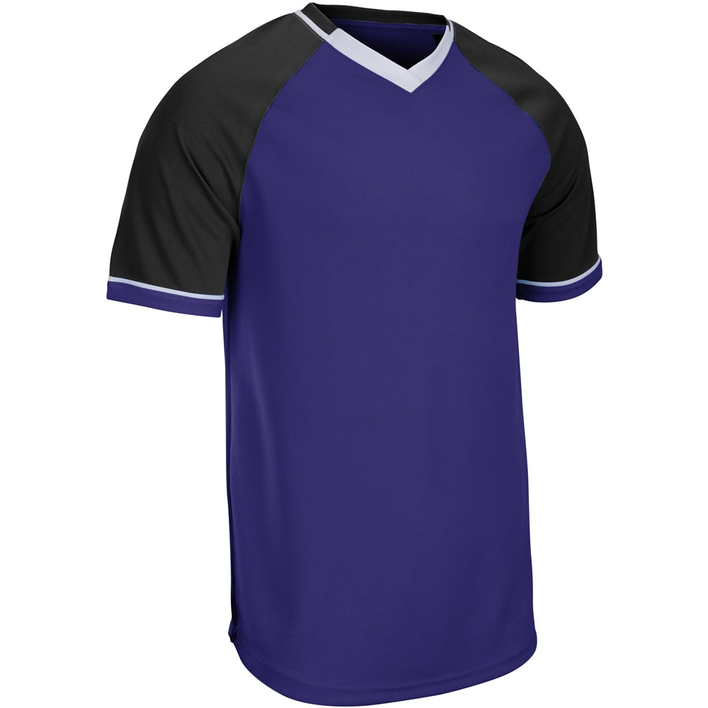 Champro Men's Square Up V-Neck Baseball Jersey-1