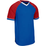 Champro Men's Square Up V-Neck Baseball Jersey-1