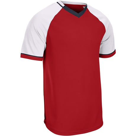 Champro Men's Square Up V-Neck Baseball Jersey-1