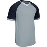 Champro Men's Square Up V-Neck Baseball Jersey-1