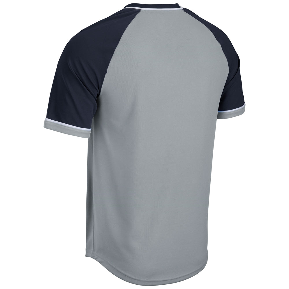 Champro Men's Square Up V-Neck Baseball Jersey-2