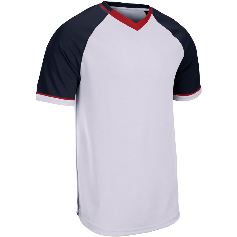 Champro Men's Square Up V-Neck Baseball Jersey-1