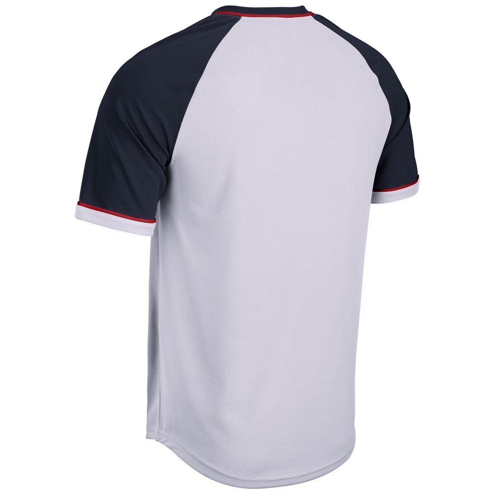 Champro Men's Square Up V-Neck Baseball Jersey-2