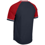 Champro Men's Square Up V-Neck Baseball Jersey-2