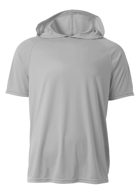 A4 Men's Short Sleeve Hooded Tee-1
