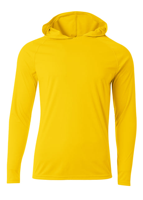 A4 Men's Long Sleeve Hooded Tee-1